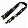 Metal Insert Buckle Custom Silkscreen Sprint Logo Lanyard with Neck Straps